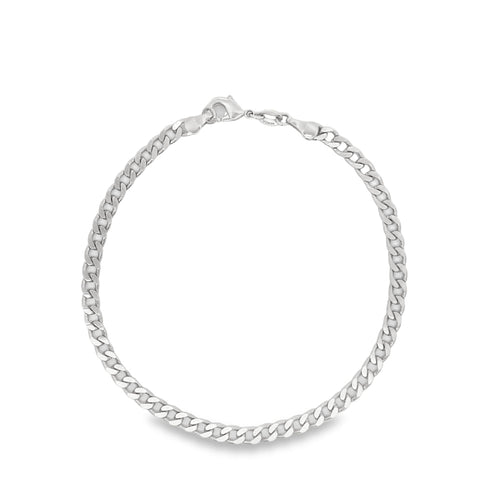 4mm Cuban Curb Link Chain Anklet (E190)