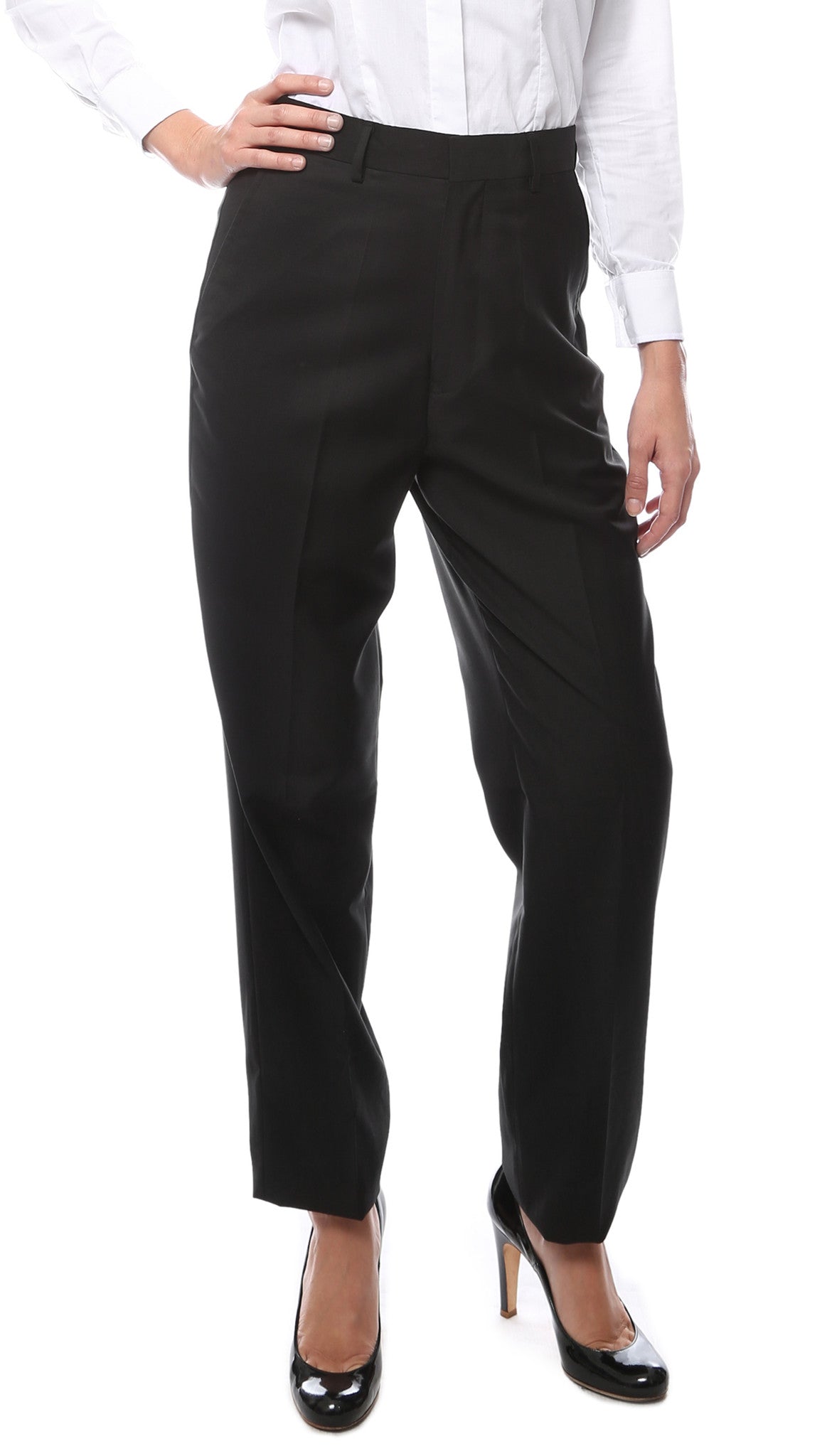 Womens G316 Black Dress Pants
