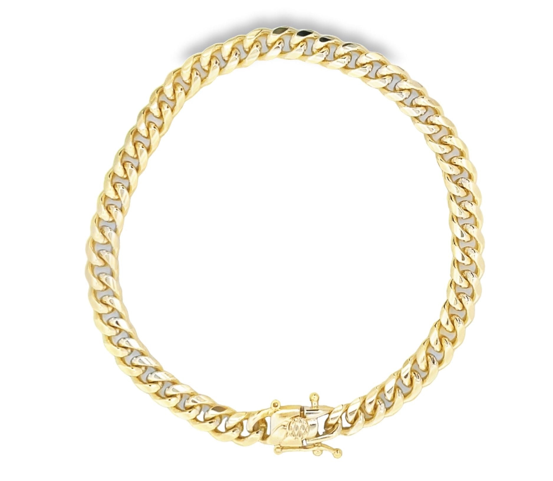 Thick Miami Cuban Link 7mm Chain Anklet (E85)